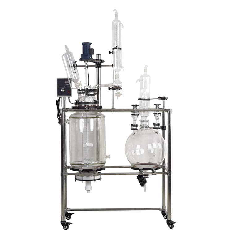 Vacuum Filter Jacketed Glass Crystallization Reactor
